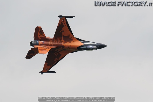 2009-06-26 Zeltweg Airpower 1599 General Dynamics F-16 Fighting Falcon - Dutch Air Force